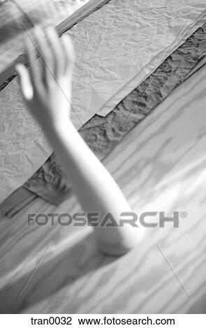 Stock Image - blurred, beautiful, blur, black&white, beauty, blurs, arm. Fotosearch