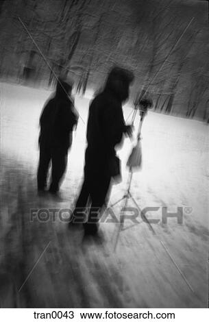 Stock Image - black&white, blur, blurred, camera, dreary, photographer, pictures. Fotosearch