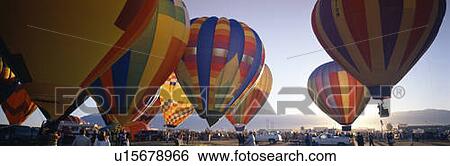 Stock Photograph - 25th Albuquerque International Balloon Fiesta, New Mexico. Fotosearch