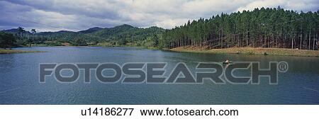 Stock Photo - A panoramic view of Las Terrazas in Pinar del Rio province, Cuba. Fotosearch