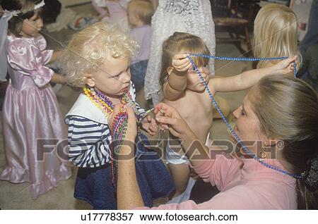 A preschool class playing dress up View Large Photo Image Stock Photo - A preschool class playing dress up. Fotosearch