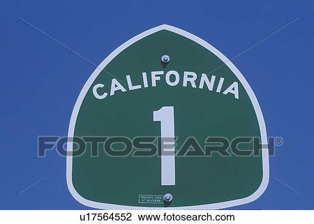 A sign for route 1 View Large Photo Image Stock Image - A sign for route 1. Fotosearch