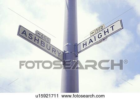 A sign that reads “Ashbury/Haight” View Large Photo Image Stock Image - A sign that reads “Ashbury/Haight”. Fotosearch
