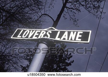 A sign that reads “Lovers Lane” View Large Photo Image Stock Image - A sign that reads “Lovers Lane”. Fotosearch