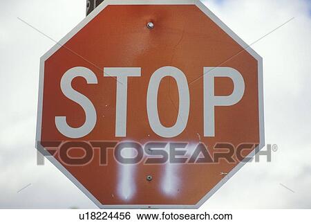 Stock Photograph - A sign that reads “Stop It”. Fotosearch
