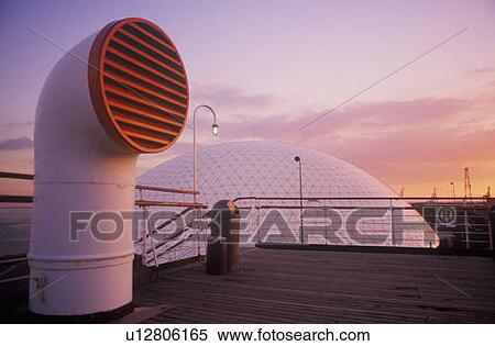 Stock Photography - A vent pipe of cruise ship. Fotosearch