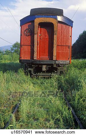 Stock Image - Abandoned passenger car. Fotosearch