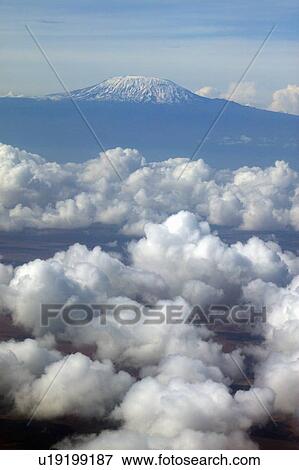 Aerial image of Mount Kilimanjaro View Large Photo Image Stock Photo - Aerial image of Mount Kilimanjaro. Fotosearch