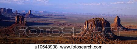 Stock Photo - Aerial View from Butte, Monument Valley, Arizona. Fotosearch