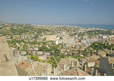 Stock Image - Aerial View of France. Fotosearch