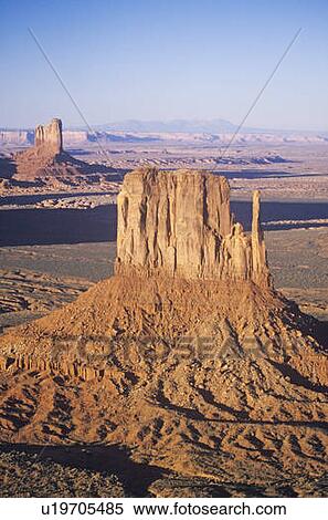 Stock Photography - Aerial View of Monument Valley at Sunset, Arizona. Fotosearch