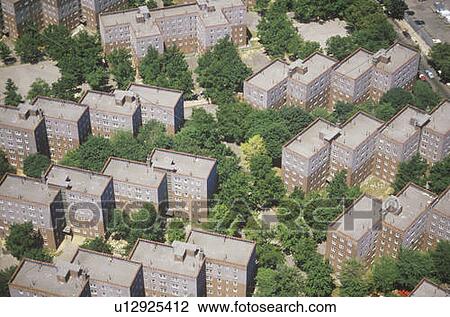 Aerial view of Queens apartment housing, NY View Large Photo Image Stock Image - Aerial view of Queens apartment housing, NY. Fotosearch