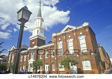 Picture - Alexandria City Hall in Old Town Alexandria. Fotosearch
