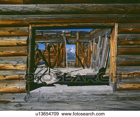 Stock Photo - Alta Ghost Town and Mountains, San Juan National Forest, Colorado. Fotosearch