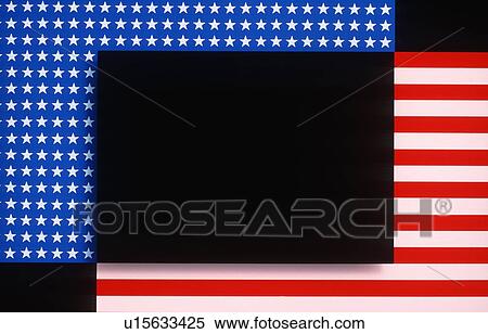 Stock Photography - American flag graphic. Fotosearch
