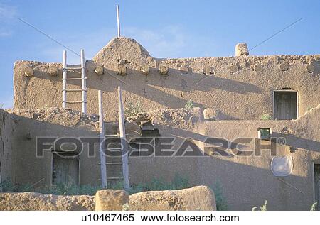 An adobe dwelling, Taos Pueblo, NM View Large Photo Image Stock Photography - An adobe dwelling, Taos Pueblo, NM. Fotosearch