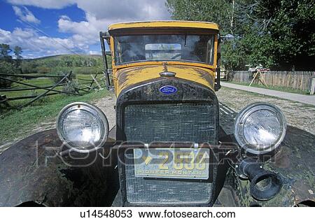 Stock Image - An antique truck. Fotosearch