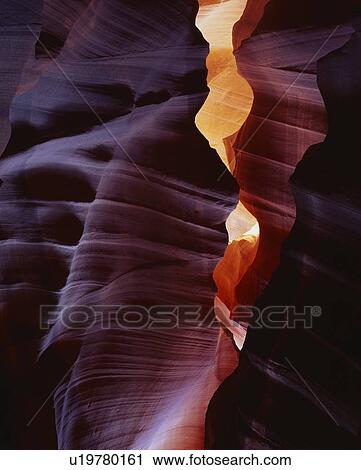 Stock Image - Antelope 'Slot' Canyon, Page, Arizona. Fotosearch