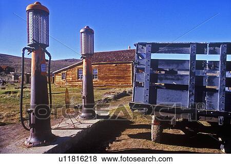 Stock Photo - Antique gas pumps. Fotosearch
