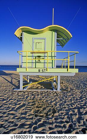 Art deco style lifeguard house View Large Photo Image Stock Photo - Art deco style lifeguard house. Fotosearch