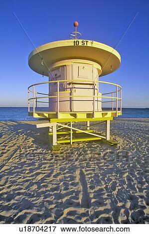Art deco style lifeguard house View Large Photo Image Stock Photo - Art deco style lifeguard house. Fotosearch