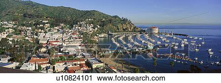 Avalon Harbor View Large Photo Image Stock Image - Avalon Harbor. Fotosearch