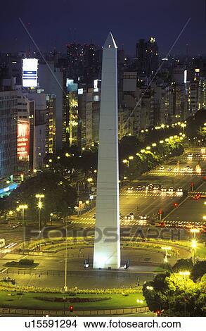 Avenida 9 de Julio View Large Photo Image Picture - Avenida 9 de Julio. Fotosearch