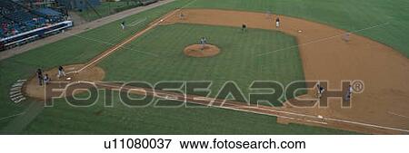 Baseball Field View Large Photo Image Stock Photo - Baseball Field. Fotosearch
