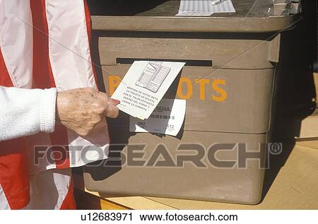 Casting Vote into ballot box View Large Photo Image Stock Image - Casting Vote into ballot box. Fotosearch