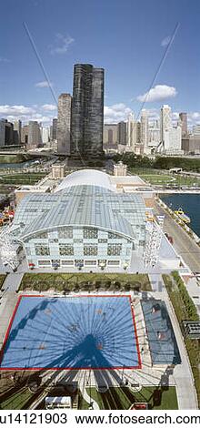 Chicago, Lake Point Tower, Navy Pier, Illinois View Large Photo Image Stock Image - Chicago, Lake Point Tower, Navy Pier, Illinois. Fotosearch