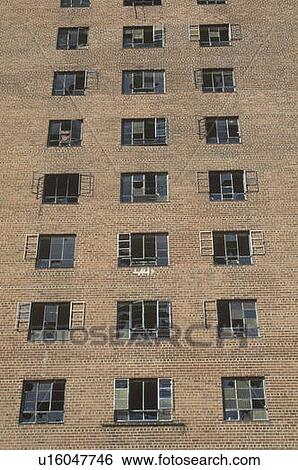 Stock Photograph - Close-up of brick residential projects. Fotosearch