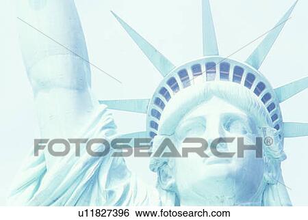 Close-up of head and arm of the Statue of Liberty View Large Photo Image Stock Photograph - Close-up of head and arm of the Statue of Liberty. Fotosearch