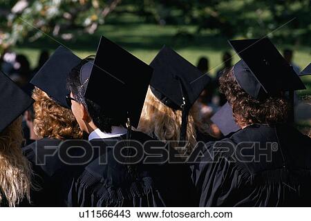 Stock Image - College Graduation Ceremony. Fotosearch