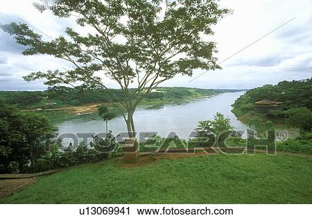 Confluence of Iguazu and Parava Rivers at borders of Chile, Brazil and Argentina View Large Photo Image Stock Image - Confluence of Iguazu and Parava Rivers at borders of Chile, Brazil and Argentina. Fotosearch