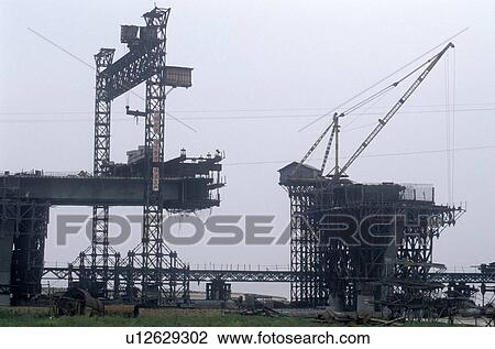 Construction of suspension bridge in Wuhan in Hubei Province, People's Republic of China View Large Photo Image Stock Image - Construction of suspension bridge in Wuhan in Hubei Province, People's Republic of China. Fotosearch