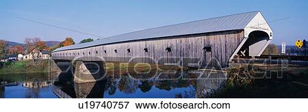 Cornish-Windsor Covered Bridge View Large Photo Image Stock Photo - Cornish-Windsor Covered Bridge. Fotosearch