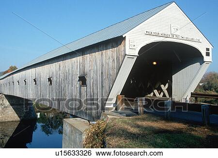 Cornish-Windsor covered bridge View Large Photo Image Stock Photograph - Cornish-Windsor covered bridge. Fotosearch