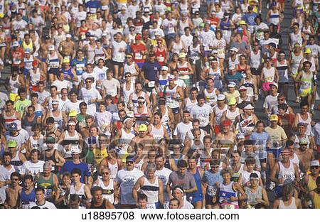 Crowd of runners, marathon, Washington, D. C. View Large Photo Image Stock Photo - Crowd of runners, marathon, Washington, D. C.. Fotosearch