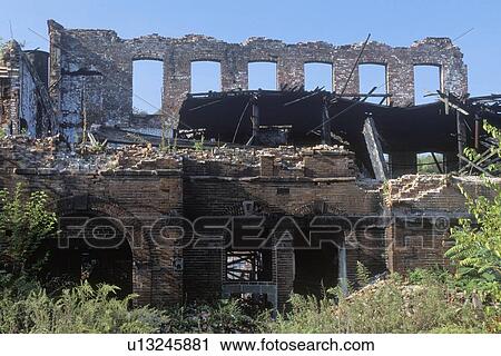 Crumbling brick building, Paterson, New Jersey View Large Photo Image Stock Image - Crumbling brick building, Paterson, New Jersey. Fotosearch