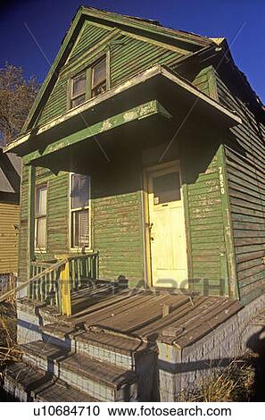 Stock Image - Decayed building. Fotosearch