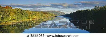 Delaware River in Autumn, near Port Jarvis, Pennsylvania View Large Photo Image Stock Photograph - Delaware River in Autumn, near Port Jarvis, Pennsylvania. Fotosearch