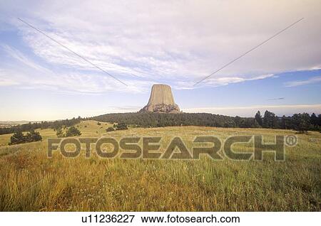 Stock Photo - Devil's Tower National Monument, Wyoming. Fotosearch