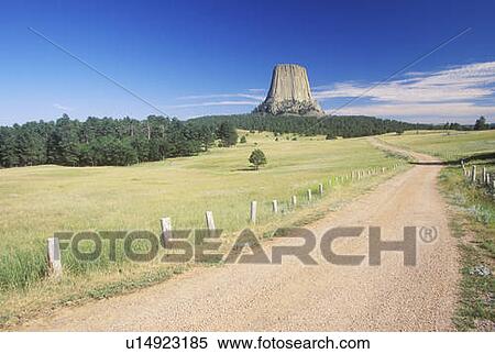 Devil's Tower National Monument, Wyoming View Large Photo Image Stock Photography - Devil's Tower National Monument, Wyoming. Fotosearch