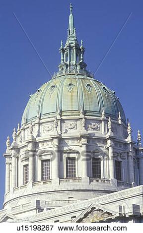 Stock Photo - Dome of San Francisco's City Hall, California. Fotosearch