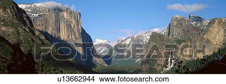 El Capitan and Half Dome Rock Formations, Yosemite National Park, California View Large Photo Image Picture - El Capitan and Half Dome Rock Formations, Yosemite National Park, California. Fotosearch