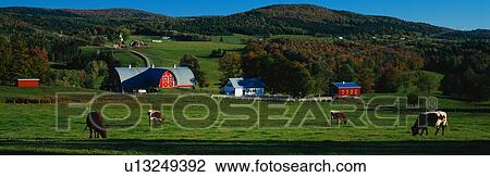Farm in Autumn View Large Photo Image Stock Image - Farm in Autumn. Fotosearch