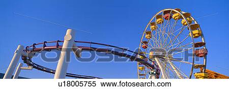 Ferris wheel at Santa Monica Pier, California View Large Photo Image Stock Photography - Ferris wheel at Santa Monica Pier, California. Fotosearch
