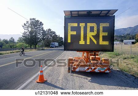 Stock Photo - Fire sign. Fotosearch