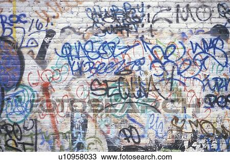 Graffiti on a New York City wall View Large Photo Image Stock Image - Graffiti on a New York City wall. Fotosearch