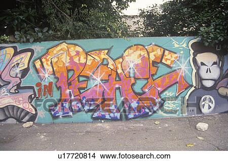 Graffiti reading? Peace View Large Photo Image Picture - Graffiti reading? Peace. Fotosearch